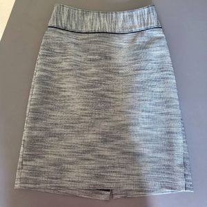 Ann Taylor Fine Italian Fabric Mini Skirt Gray Size 0